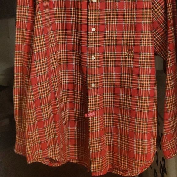 Tommy Hilfiger Mens Plaid Long Sleeve - Picture 2 of 5